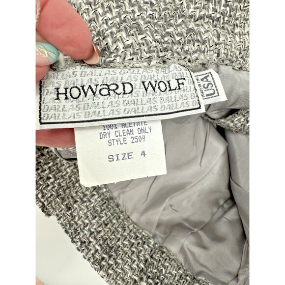 Gorgeous Vintage Howard Wolf Classic Tweed Sequined Vest 6 Matching Trousers 4 - Picture 16 of 16
